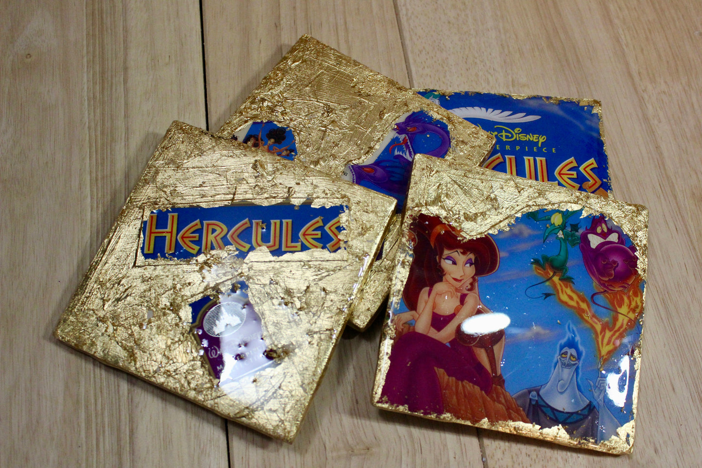 Hercules VHS Coaster Set