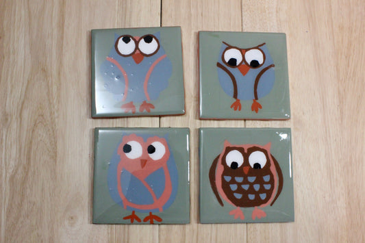 Whoot Whoot Coaster Set