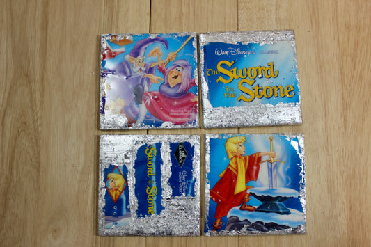 The Sword & The Stone VHS Coaster Set