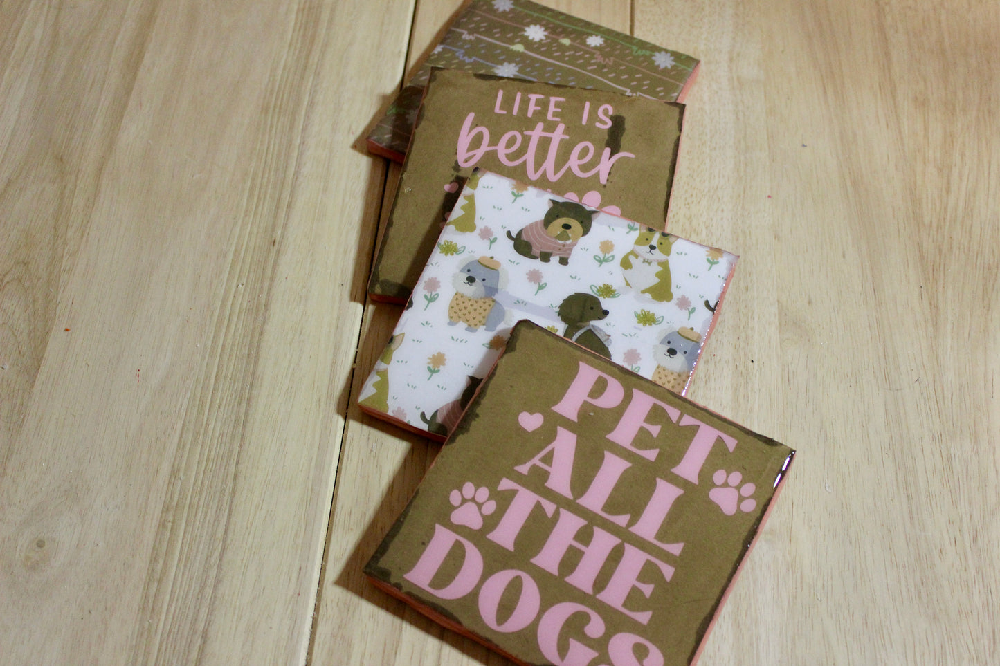 All the Dogs Coaster Set