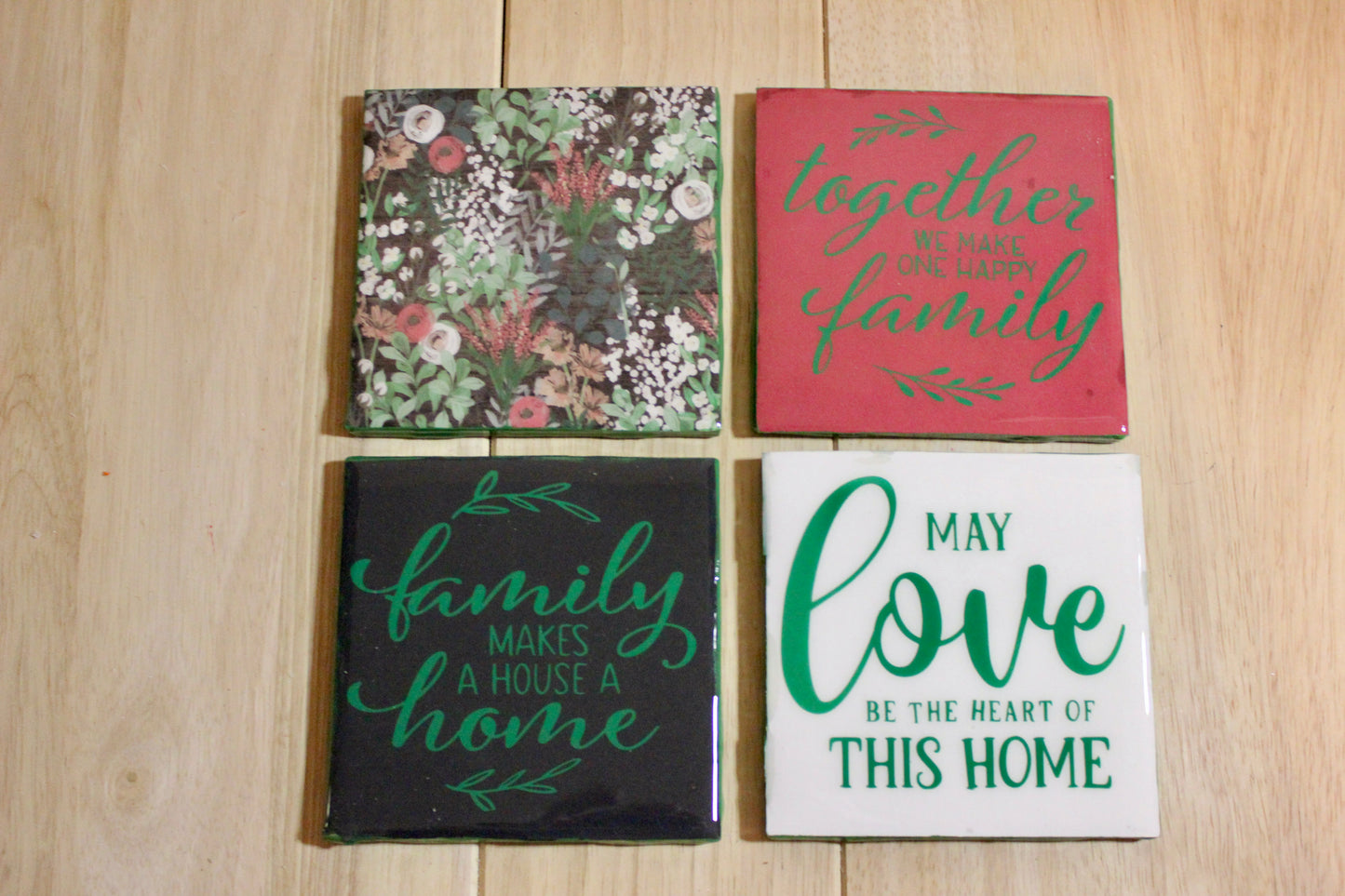 Love & Family Coaster Set