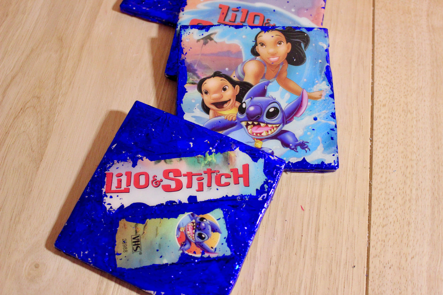 Lilo & Stitch VHS Coaster Set