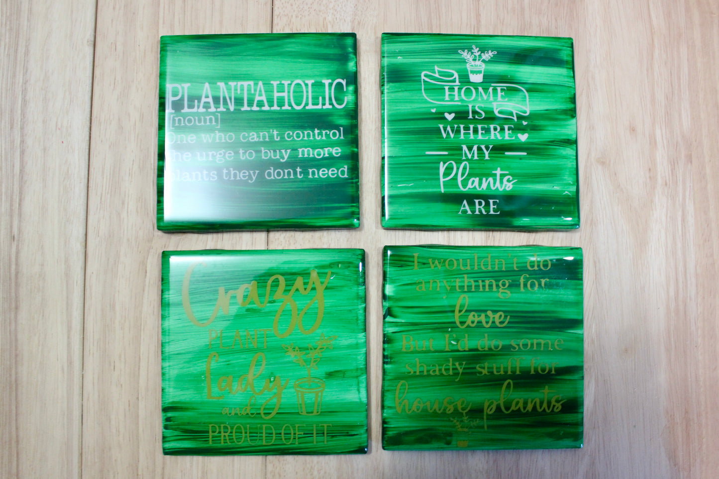 Plantaholic Coaster Set