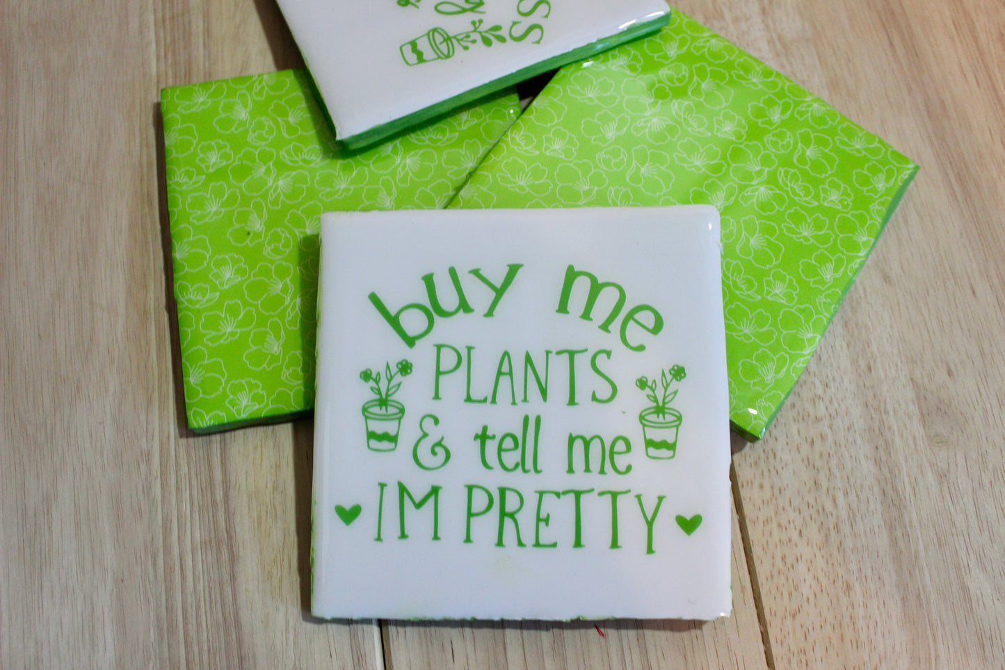 Plant Happiness Coaster Set