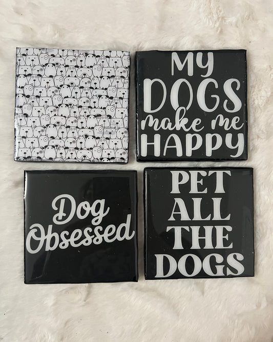 Dog Obsessed Coaster Set