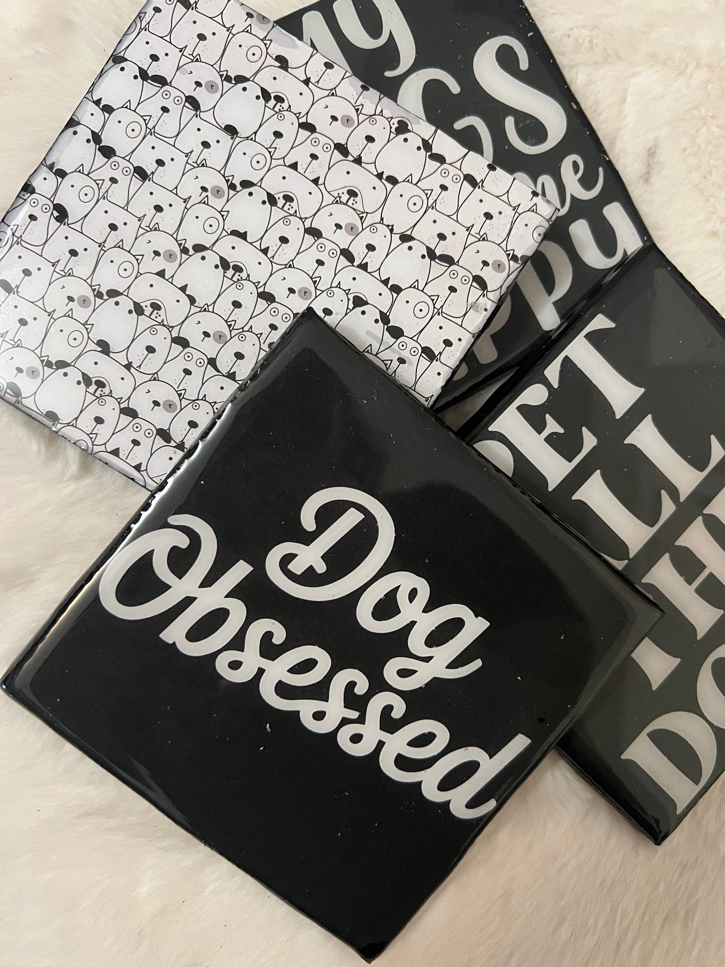 Dog Obsessed Coaster Set