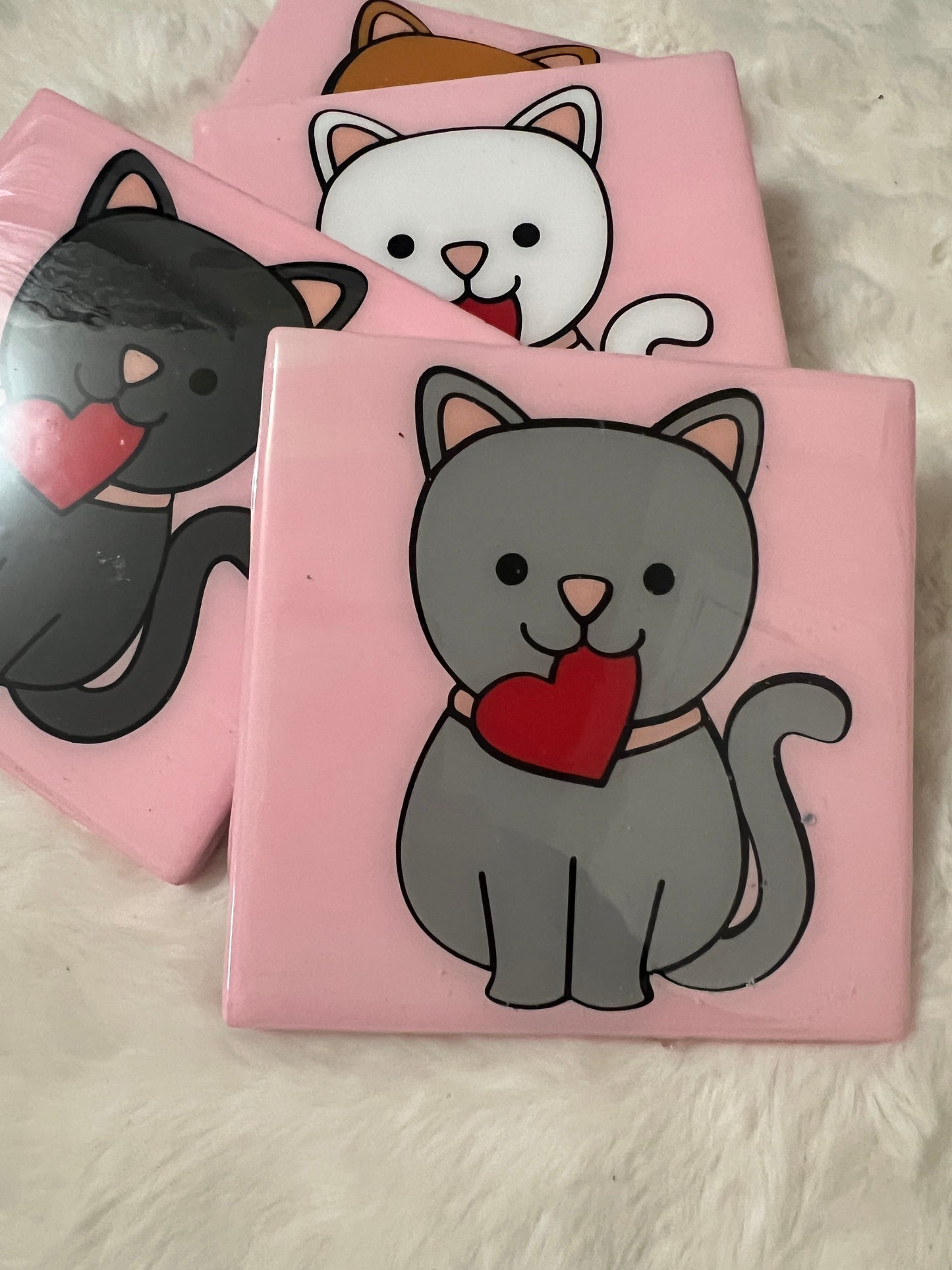 Lovin' Kitties Coaster Set