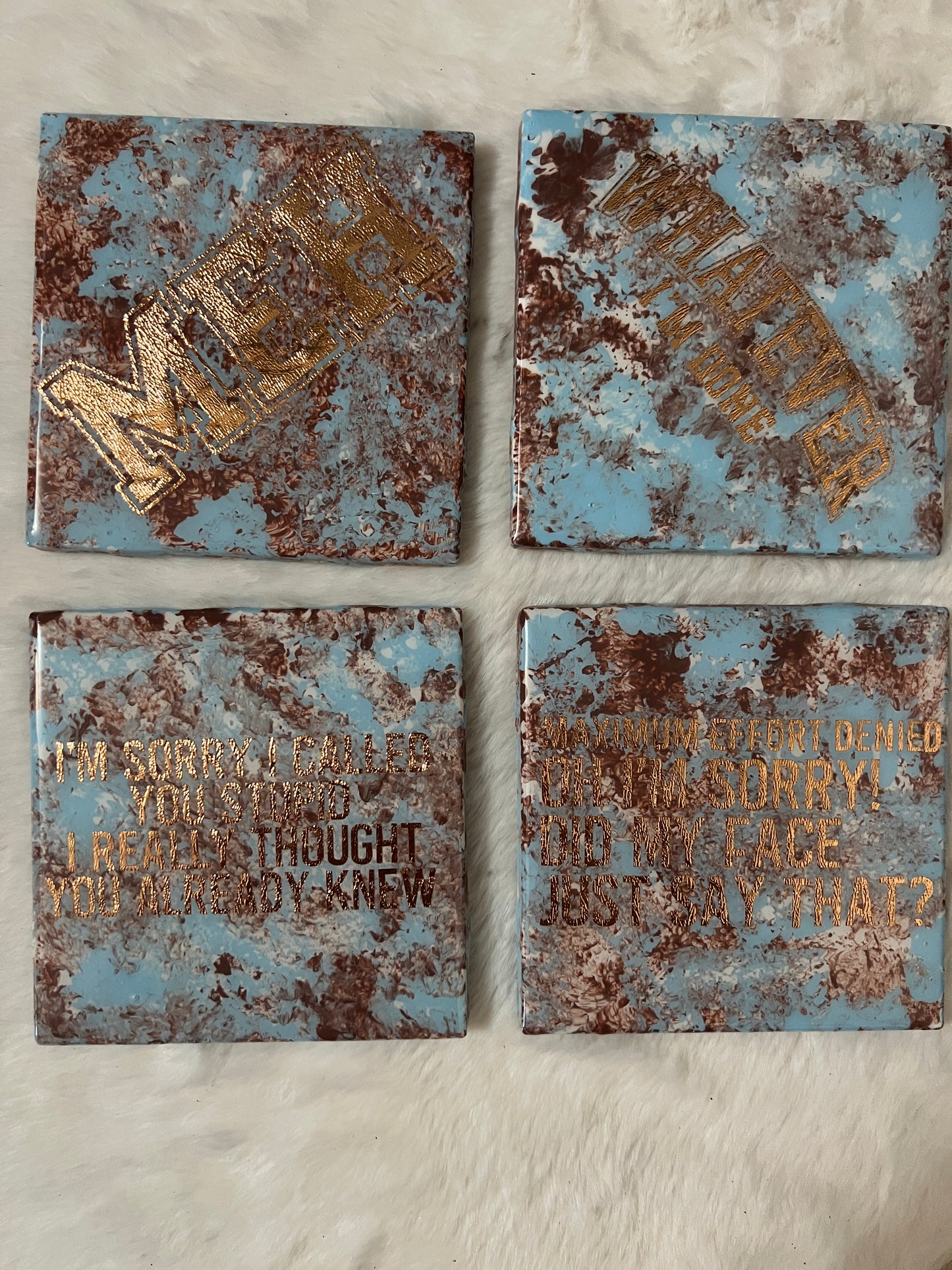 Things We Want to Say Coaster Set