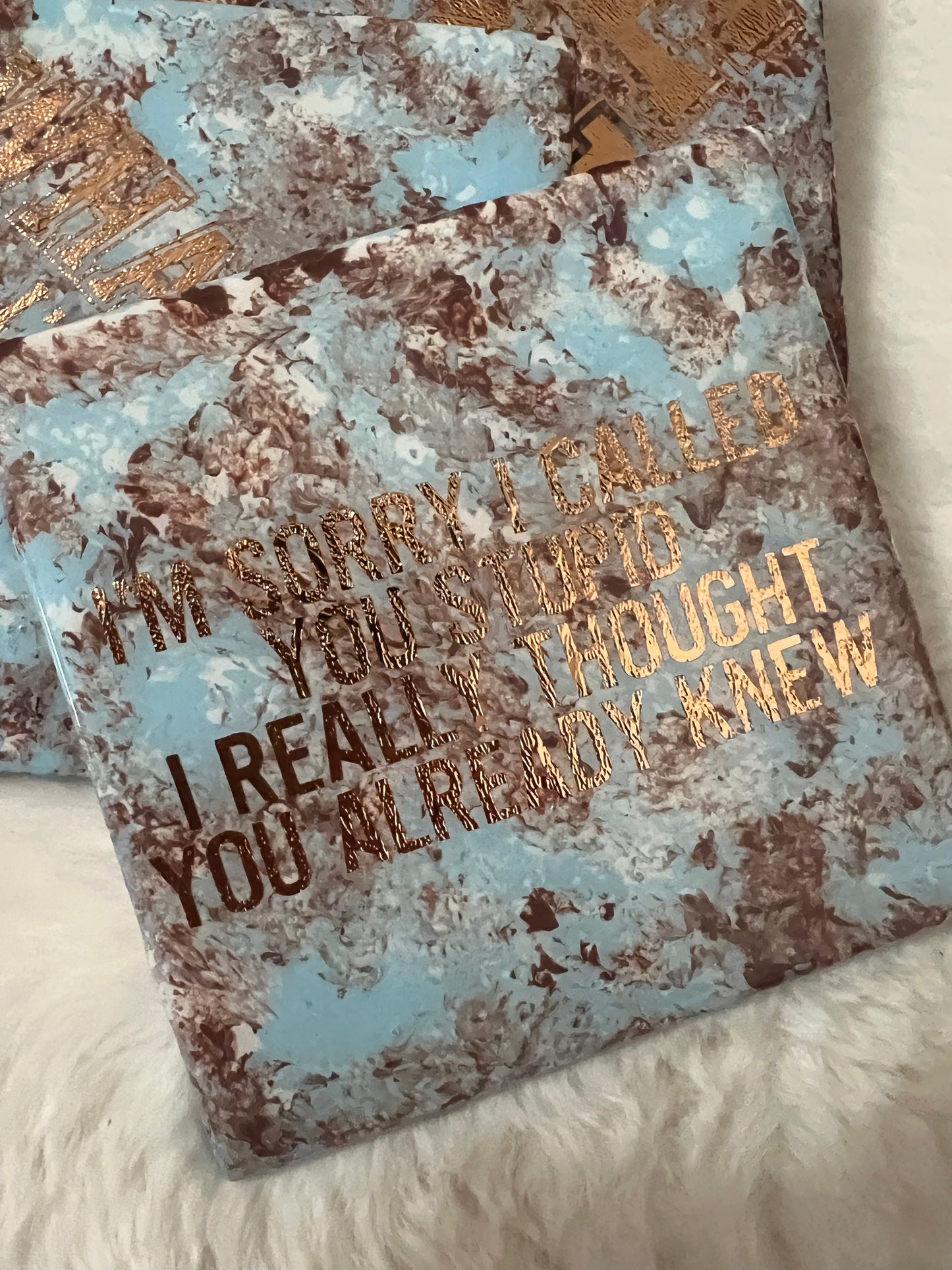 Things We Want to Say Coaster Set