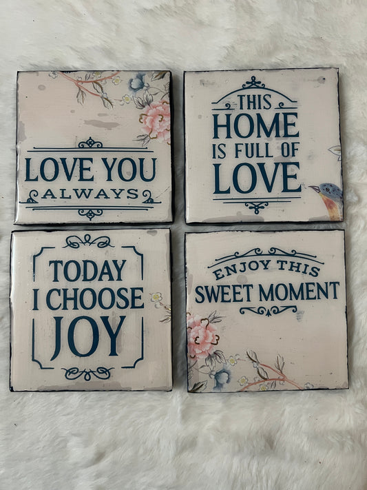 Sweet Moments Coaster Set