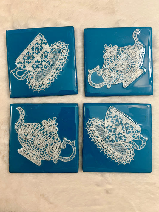 A Delicate Tea Coaster Set