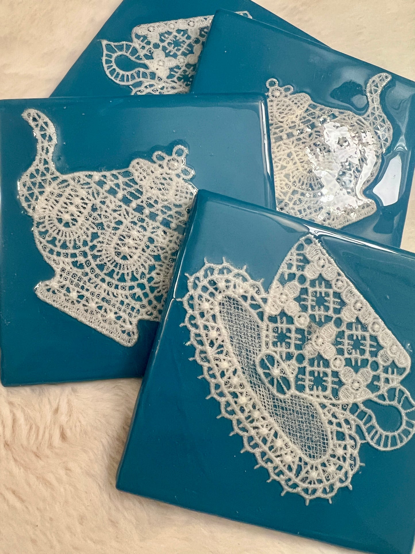 A Delicate Tea Coaster Set