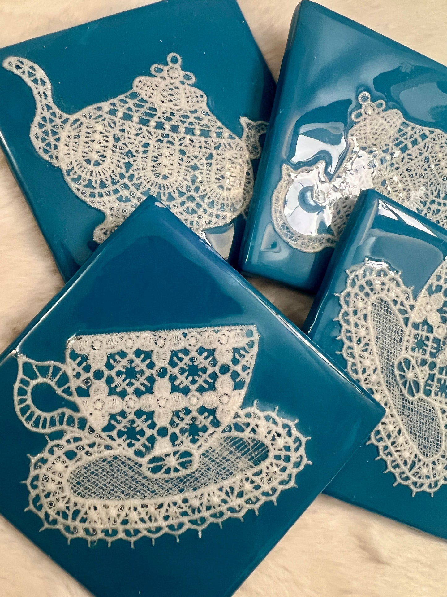 A Delicate Tea Coaster Set