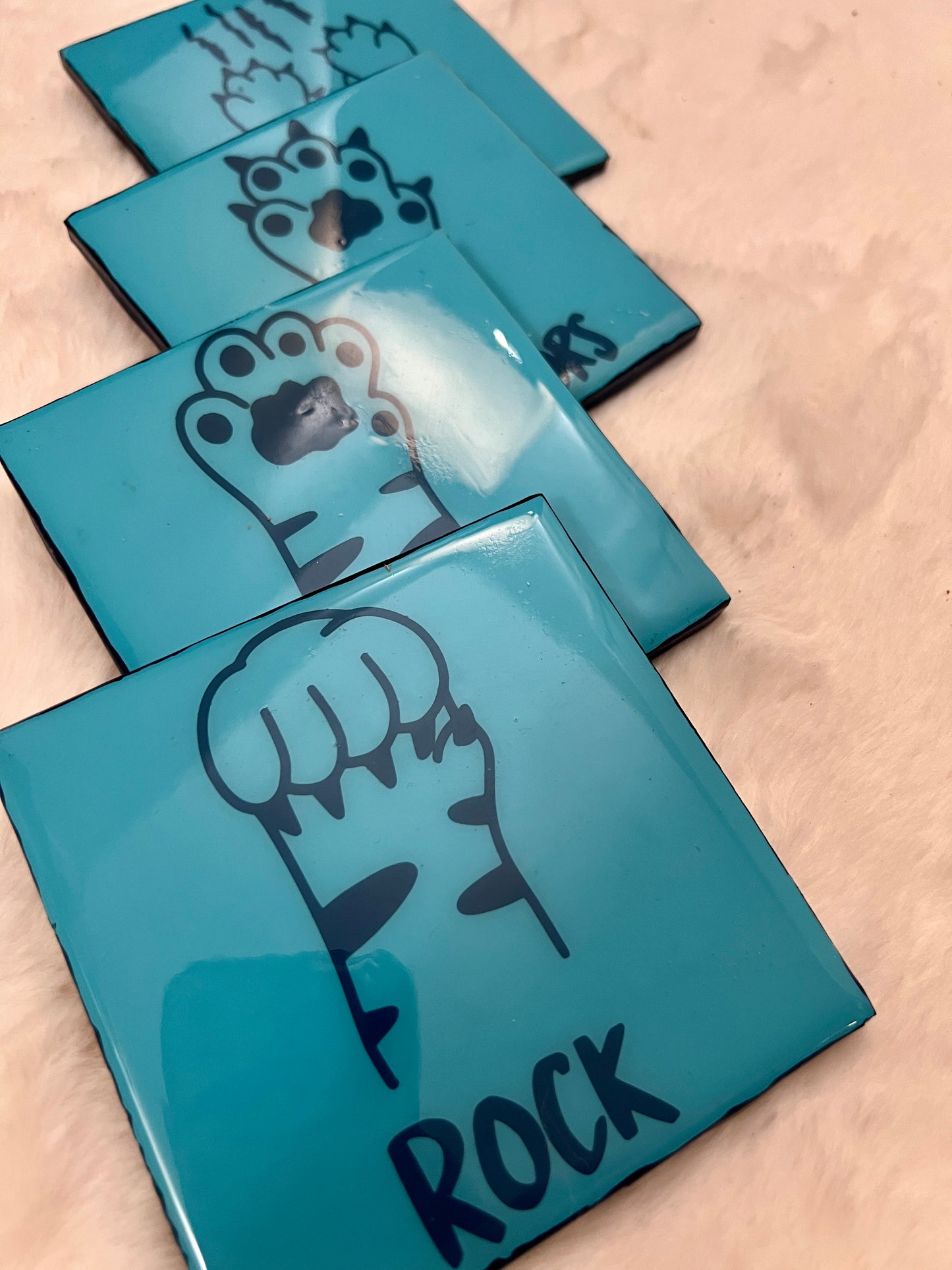 Murder Mittens Coaster Set